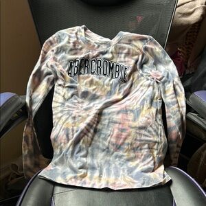 Abercrombie Tie-Dye Long Sleeve Shirt